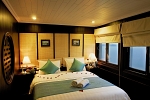 Suite cabin on Bhaya Cruises Halong Bay, Vietnam